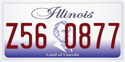 IL license plate Z560877