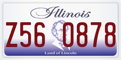 IL license plate Z560878