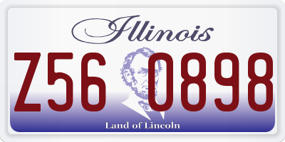 IL license plate Z560898