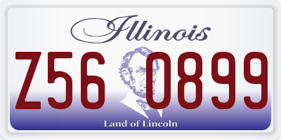IL license plate Z560899
