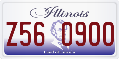 IL license plate Z560900