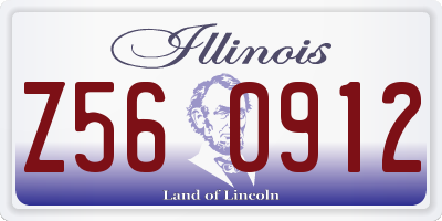 IL license plate Z560912