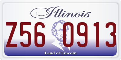 IL license plate Z560913