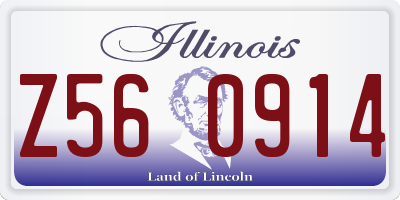 IL license plate Z560914