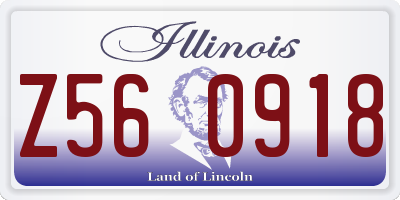 IL license plate Z560918