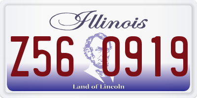 IL license plate Z560919