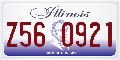 IL license plate Z560921