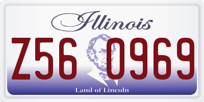 IL license plate Z560969