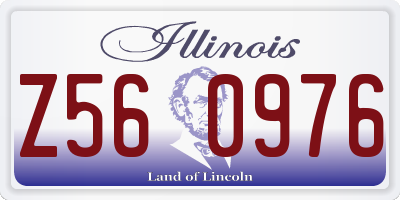 IL license plate Z560976