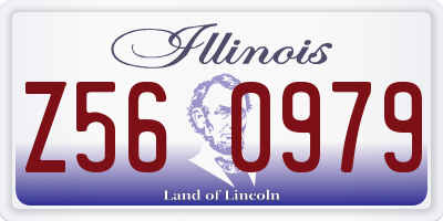 IL license plate Z560979
