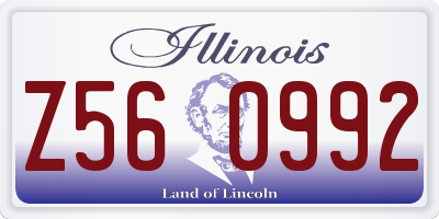 IL license plate Z560992