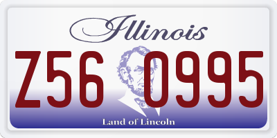 IL license plate Z560995