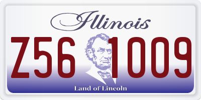 IL license plate Z561009