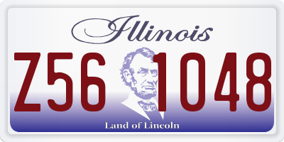 IL license plate Z561048