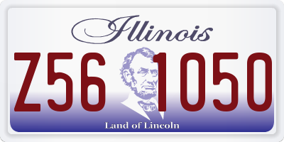 IL license plate Z561050