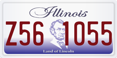 IL license plate Z561055