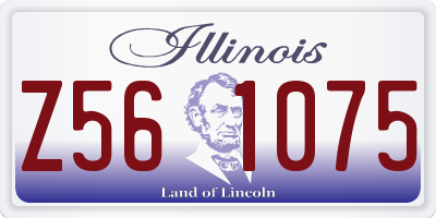 IL license plate Z561075