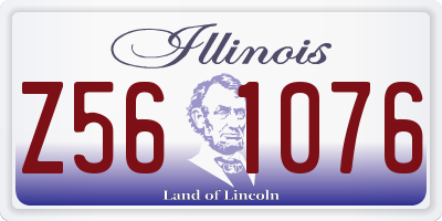 IL license plate Z561076