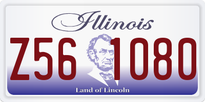 IL license plate Z561080