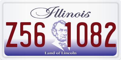 IL license plate Z561082