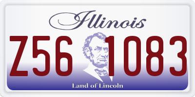 IL license plate Z561083