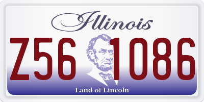 IL license plate Z561086