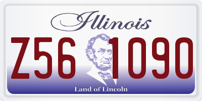 IL license plate Z561090