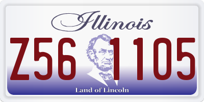 IL license plate Z561105