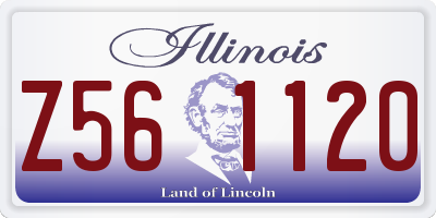 IL license plate Z561120