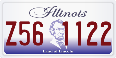 IL license plate Z561122