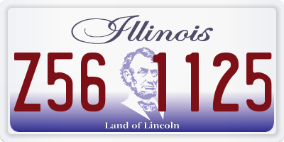 IL license plate Z561125
