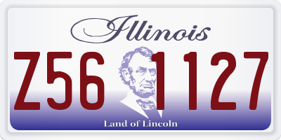 IL license plate Z561127