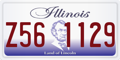 IL license plate Z561129