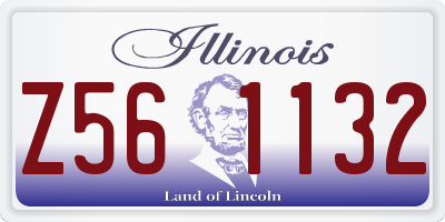 IL license plate Z561132