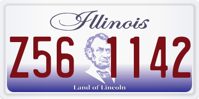 IL license plate Z561142
