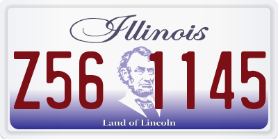IL license plate Z561145