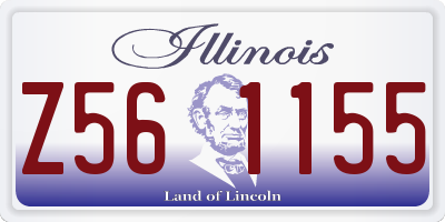 IL license plate Z561155