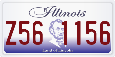 IL license plate Z561156