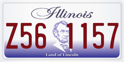 IL license plate Z561157