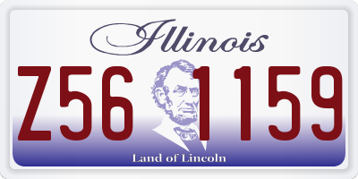 IL license plate Z561159