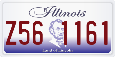 IL license plate Z561161