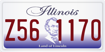 IL license plate Z561170