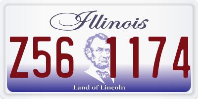 IL license plate Z561174