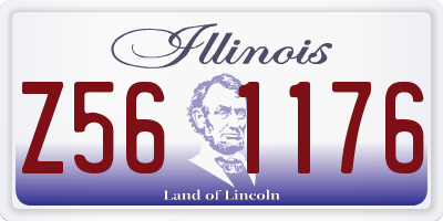 IL license plate Z561176
