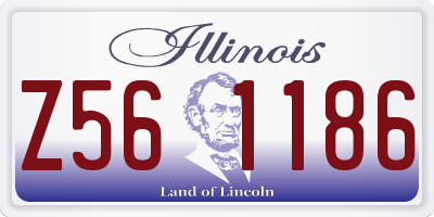 IL license plate Z561186