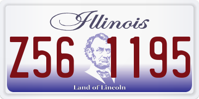 IL license plate Z561195