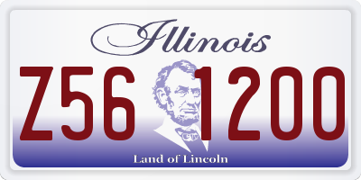 IL license plate Z561200