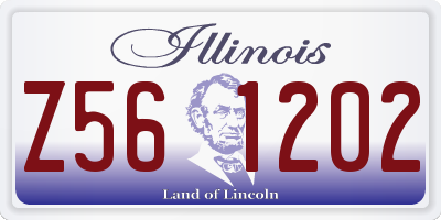 IL license plate Z561202