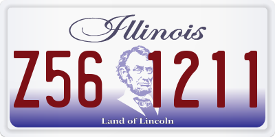 IL license plate Z561211
