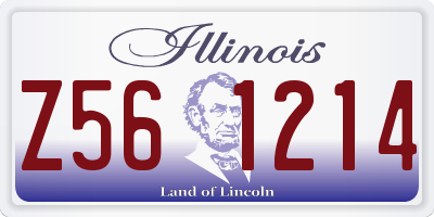 IL license plate Z561214